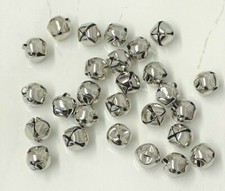 Silver Jingle Bells For All Christmas and Festive Crafts Sizes 6,10,12, 15 &20mm