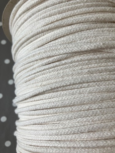 4mm braided cotton - 4mm, cord
