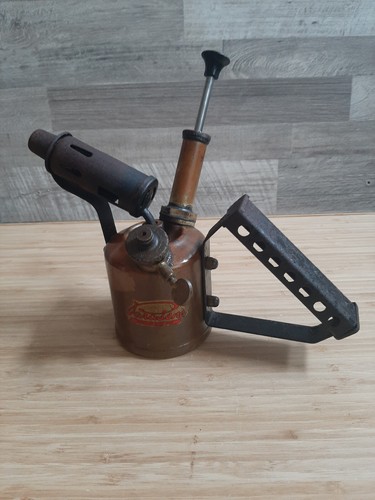 Vintage brass paraffin blow - paraffin,