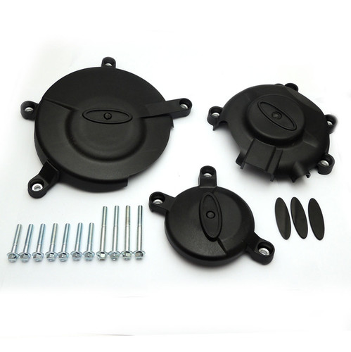 Engine case covers crash