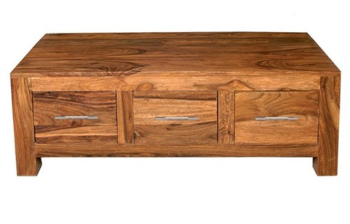 Coffee table dark sheesham - sheesham, 3