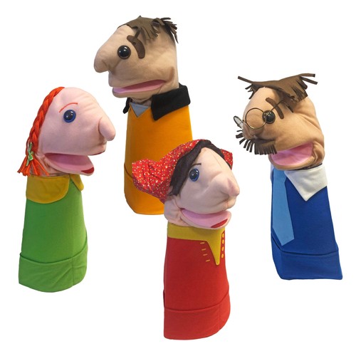 Family puppets set - puppets, 4
