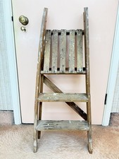 Vintage Wooden Step Ladder 2