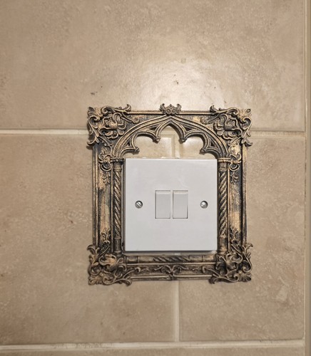 Ornate gothic light switch - ornate,