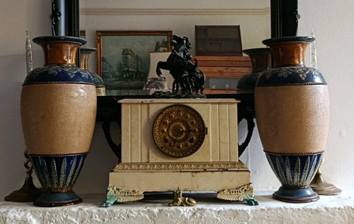 Pair antique royal doultan - royal,