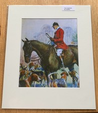 THE HUNTSMAN - `Snaffles`; MOUNTED FOX-HUNTING PRINT. COUNTRY SPORTS