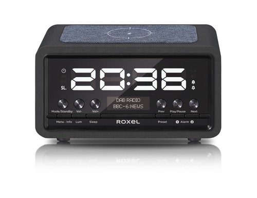 Bedside dab radio with - dab/fm,