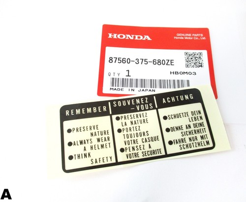 Sticker warning sticker tank