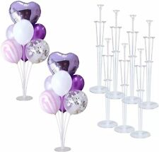 2 Table Balloon Stand Kit, Balloon Sticks & Holders Floor Stand for Party Decor