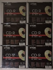 6 x TDK CD-R80 CD Recordable