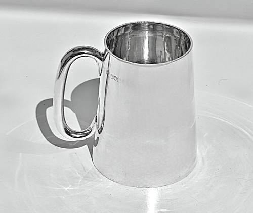 Superb sterling silver pint - superb,