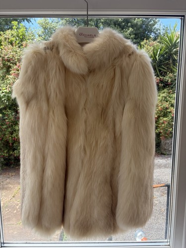 Vintage genuine white fox - genuine, fur