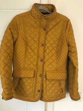 JOULES Padded Quilted Mustard