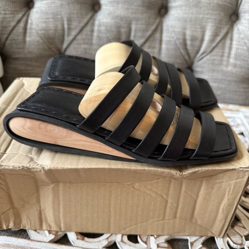 Trippen black sandals shoes - black,