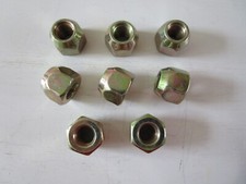 Pack of EIGHT 3/8" UNF Conical Wheel Nuts Nuts For Trailer Hubs