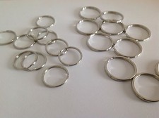 SS 5mm 10mm 20mm 25mm 30mm Round Split Rings For Key Rings Bags Purses