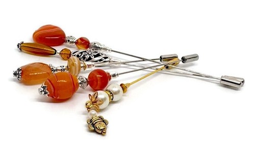 Handmade hat pins hijab - hat,