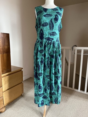 Vintage long dress green - long,