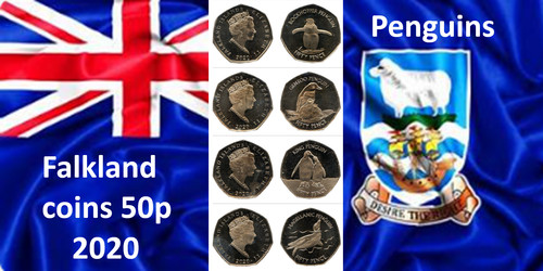 Falkland islands coin 50p - islands,