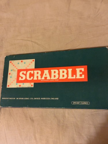 Vintage spears scrabble - spears, board