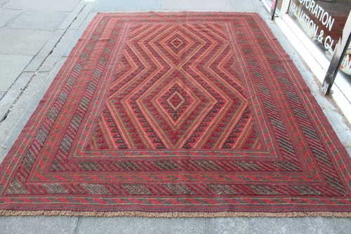 Vintage hand made afghan - hand,