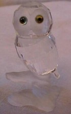 Swarovski Crystal "OWL-Up in The Trees" Good Condition-No Box