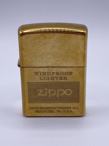 Zippo windproof brass lighter - brass,