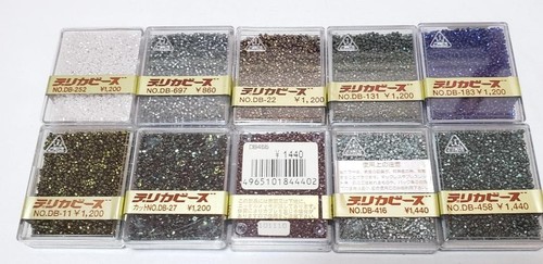 Miyuki delica beads 20g lot - 20g,