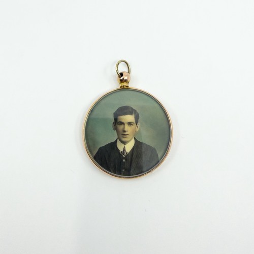 Large antique 9ct rose - 9ct, gold
