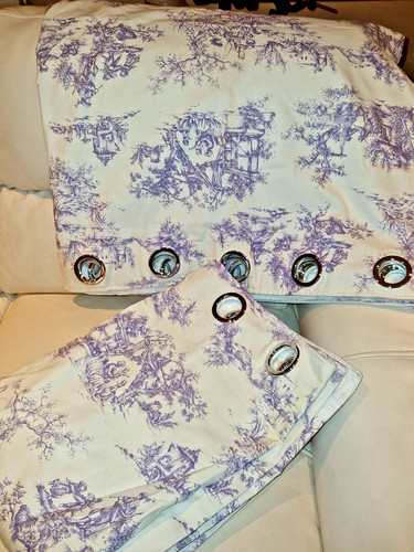 Toile jouy curtains - toile, de
