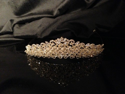 White sparkling crystal bridal - sparkling,
