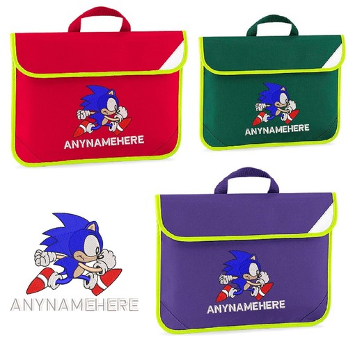 Personalised embroidered sonic - embroidered,