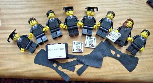 Graduate graduation minifigure - graduation,