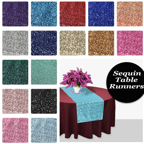 Glitter sequin table runner - glitter,