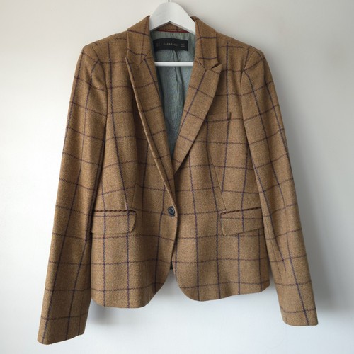Zara blazer jacket 100 wool - 100%,