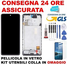 DISPLAY TOUCH  INCELL FRAME XIAOMI REDMI NOTE 10 PRO M2101K6G /10 pro MAX NERO