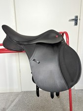 17” Thorowgood T4 Cob MGX Saddle - Black - Adjustable Gullet - Newest Model!