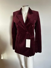 Zara DOUBLE-BREASTED VELVET BLAZER ZWCOLLECTION