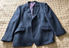Blue Harris Tweed Men's jacket