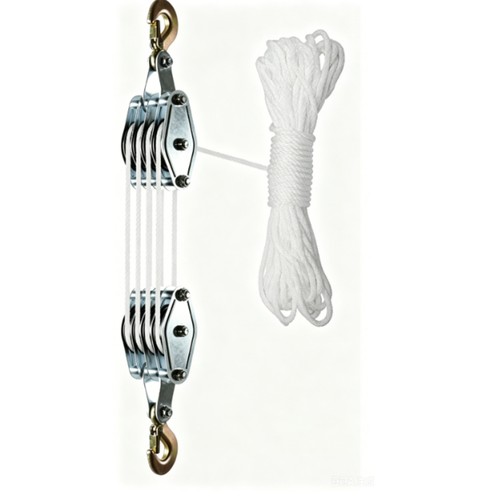 Rope pulley hoist - hoist, compact