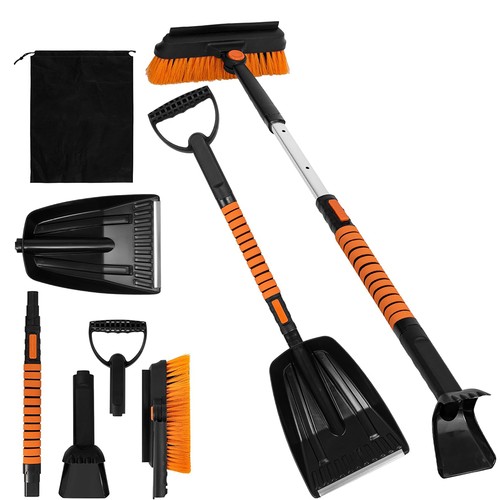 Collapsible snow shovel - in,