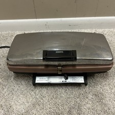 Vintage Sunbeam Waffle Baker And Grill Waffle Maker Machine WB-K Chrome MCM