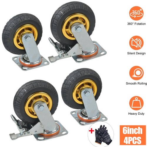 4pcs inch heavy duty swivel - 4pcs,