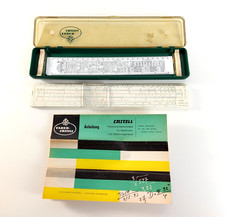 Faber Castell 111/54 Darmstadt Slide Rule - Made in Germany 1960s