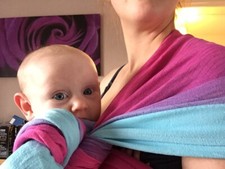 Oscha Kasumi Felix Boutique Baby Carrier Sling Wrap Grad Dyed Size 3