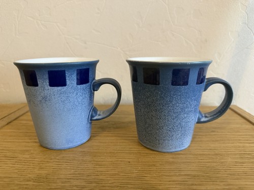 Denby reflex mug - blue, glazed
