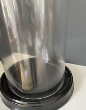 Large Glass Dome On A Black