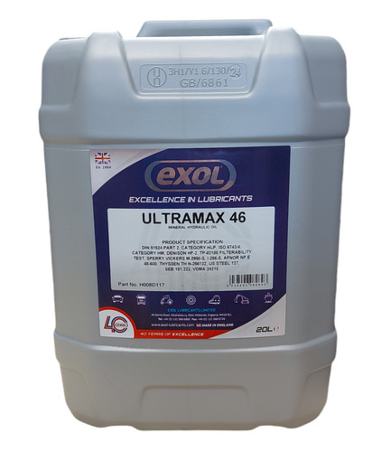 Exol hydraulic oil 20ltr - hydraulic, 46