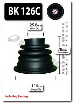 Shaftec front left boot for - left, cv