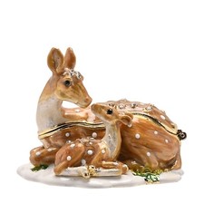 Trinket Box By Juliana Roe Deer With Fawn
